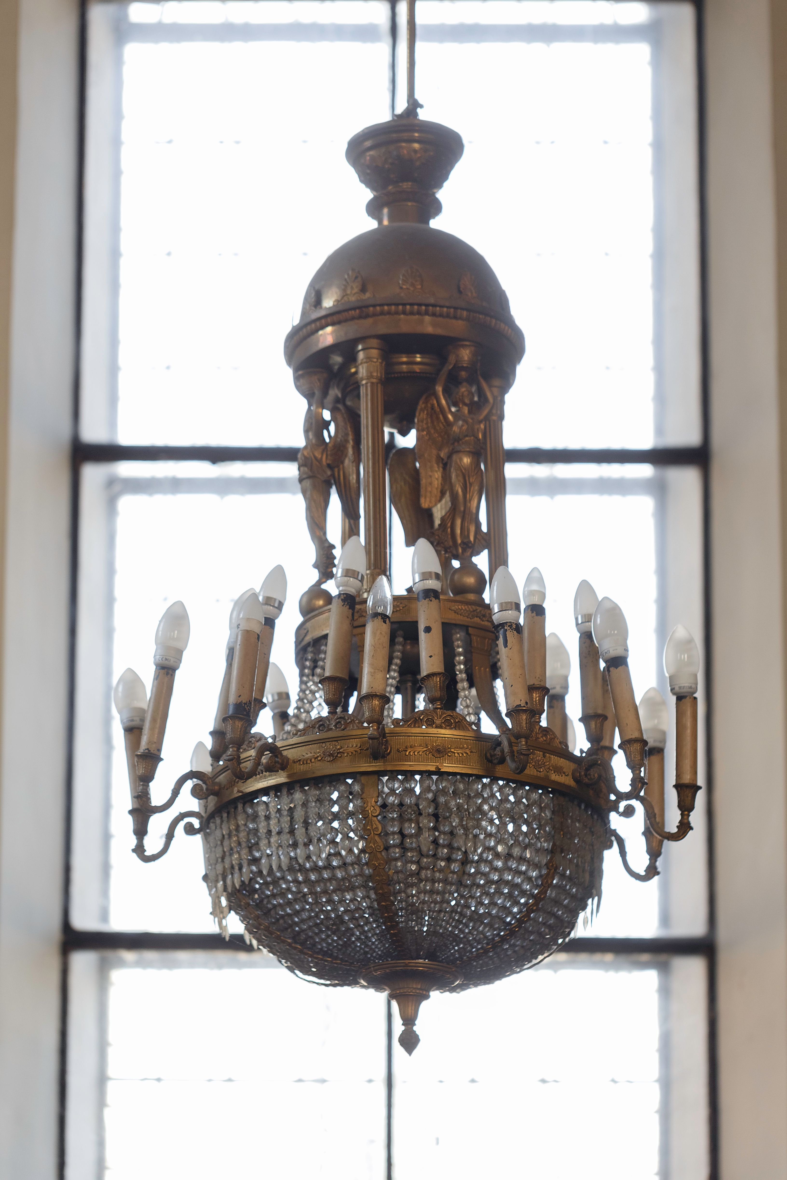 Chandelier, 1925, the church of the Assumption of the Blessed Virgin Mary (Vytautas the Great) in Kaunas. Photo by Povilas Jarmala, 2019