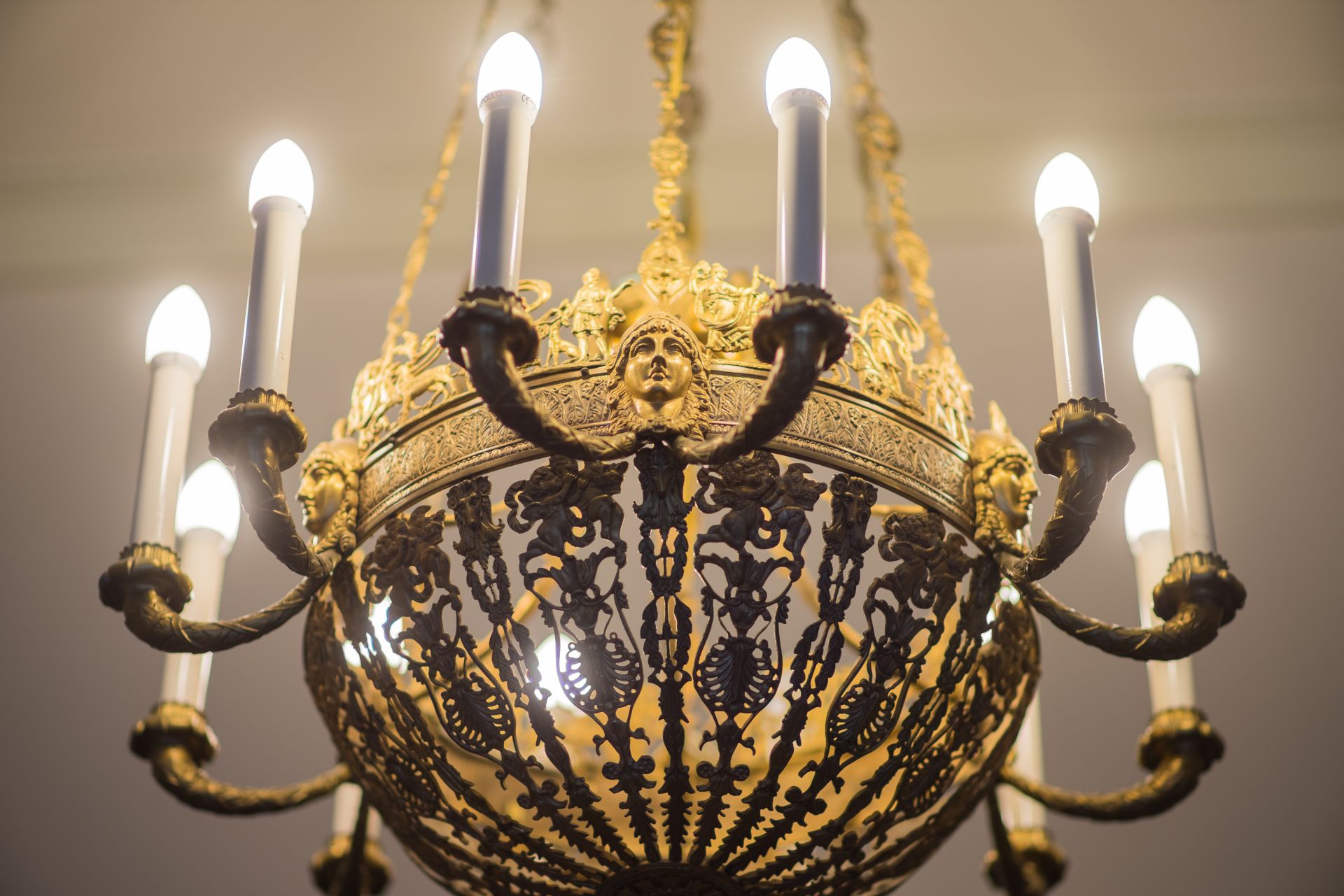 Fragment of chandelier, 1800–1829, Archdiocese of Vilnius. Photo by Povilas Jarmala, 2017
